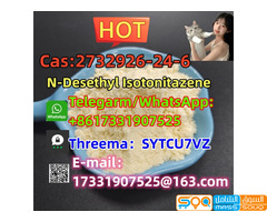 cas：2732926-24-6        N-Desethyl Isotonitazene Threema：SYTCU7VZ Telegarm/WhatsApp:+8617331907525